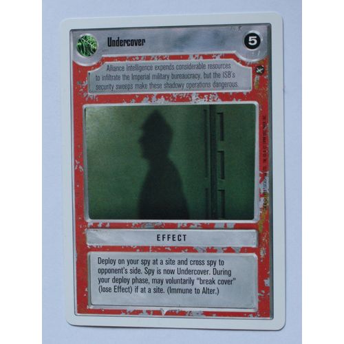 Star Wars CCG: A New Hope Revised # Undercover (A) 1998 light decipher