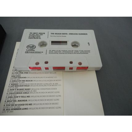 Endless Summer Beach Boys Cassette Made in England TC MFP 50528