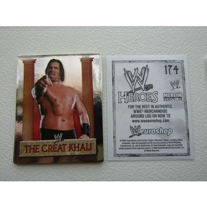 Topps - Merlin 2008 WWE Heroes Wresting Stickers 1-216 & P1-P15 Variants (EB2)