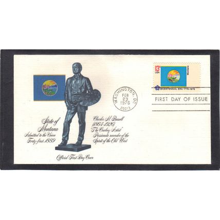 FDC Fleetwood 1673 13c Montana (Cachet-U/A) CV01187