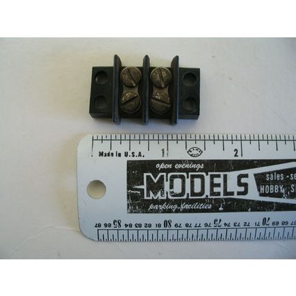 2 Position Dual Row Barrier/Terminal Strip Lot of 2 3509