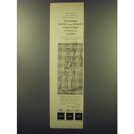 1949 Carson Pirie Scott & Co. Viyella Robes and Shirts Advertisement