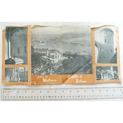Vintage leaflet: Castilla de Belluer, Bellver Castle, Palma de Mallorca