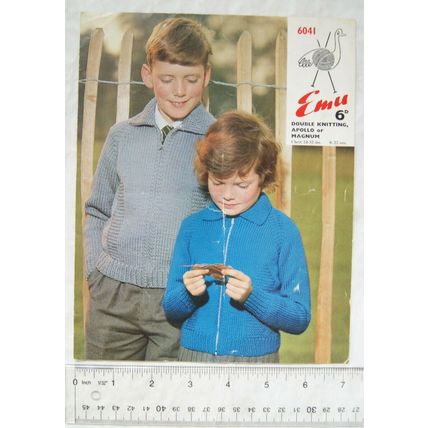 Vintage: Emu 6041 boy & girl windcheater, DK