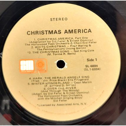 Christmas America LP Vinyl Record DEAN MARTIN / BING CROSBY / NAT KING COLE (P7)