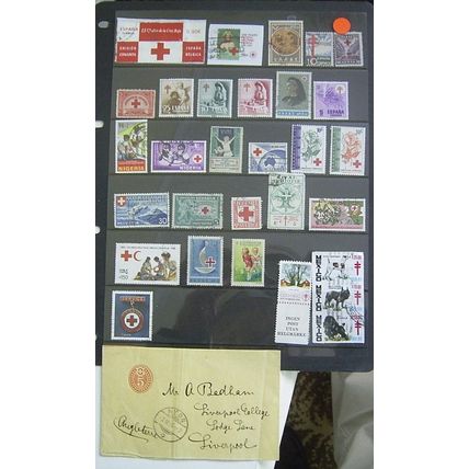 WORLD RED CROSS STAMPS MINT AND USED