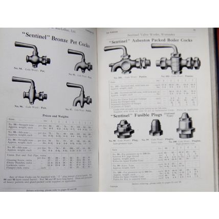 Steam, Live Steam, 1930 Sentinel Catalogue, Worcester