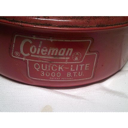 Coleman Quick Lite Heater vintage 1960s