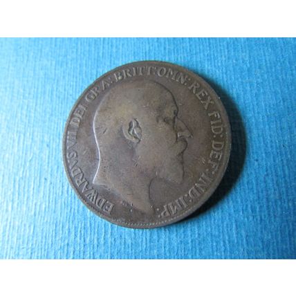 1908 EDWARD VII ONE PENNY FREE POST.