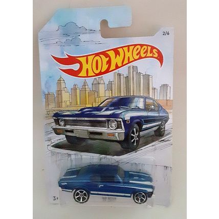 2018 Hot Wheels Detroit Muscle '68 Chevy Nova '70 Ford Torino GT Walmart READ