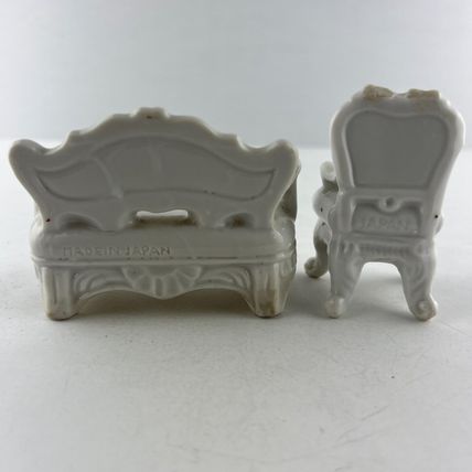 Victoria Chair & Couch/Loveseat China Set Made In Japan