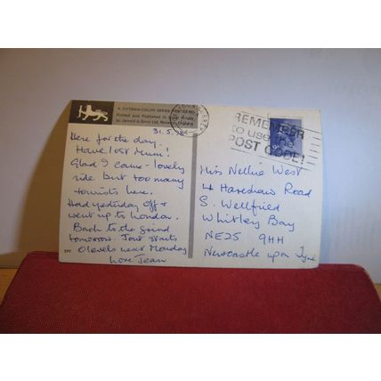 multiview, SHAKESPEARE'S BIRTHPLACE STRATFORD UPON-AVON postcard 1978 pm =