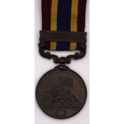 Victorian British North Borneo Medal bar Punitive Expedition Specimen