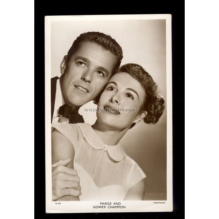 b0441 - Film Actress - Marge & Gower Champion - postcard Picturegoer No.D 225