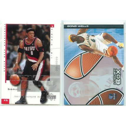 Bonzi Wells 6x card lot