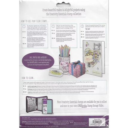 Docrafts. Forest Stamp Set. Stamping Cardmaking Scrapbooking Crafts