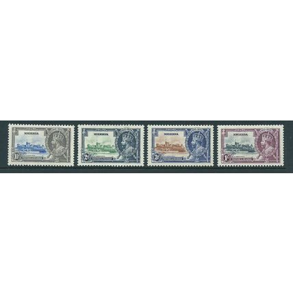 nigeria stamp nigeria silver jubilee lhm sg30 set 1935