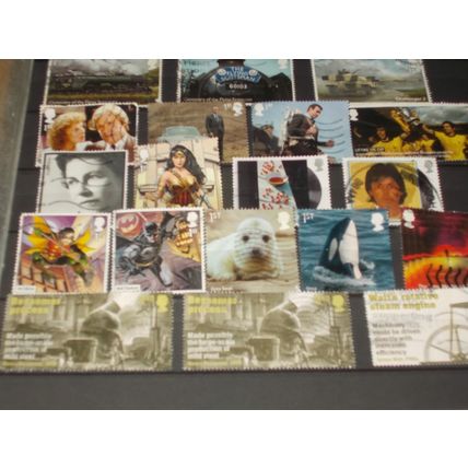 36 RECENT COMMEMORATIVE STAMPS USED