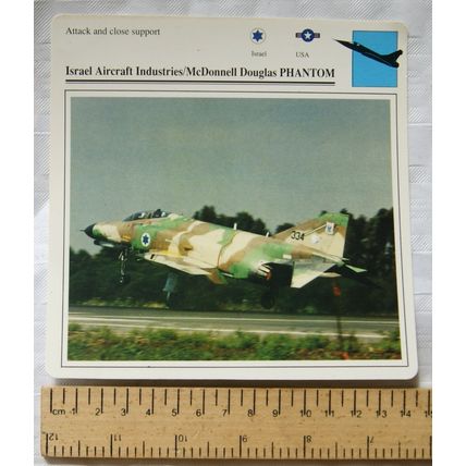 IAI/MD Phantom - Israel,USA - Attack & Close Support - Collectors Club Card