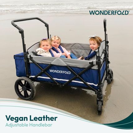WONDERFOLD X4 Push & Pull Stroller Wagon (4 Seater) - Collapsible Wagon Stroller