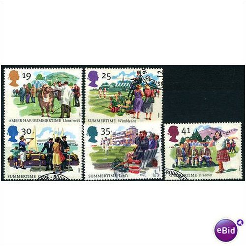 1994 Summertime Set SG1834-1838 Fine/Very Fine Used