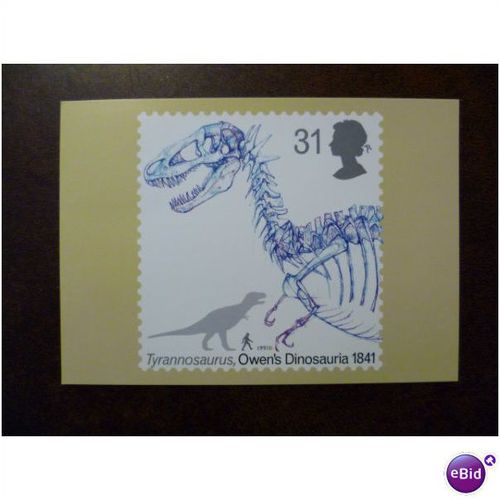 1991 GB Dinosaurs PHQ 137c 31p stamp Dinosaur Museum Dorchester shs FDI postmark