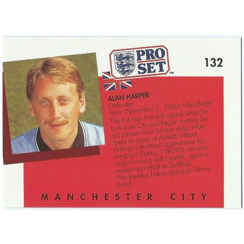 1990/1991 Pro Set Footbal - #132 - Alan Harper
