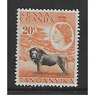 KENYA UGANDA & TANYANIKA 1954 20c LION SG 170 M/MINT
