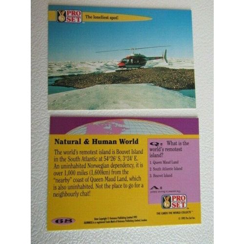 Pro Set 1992 Guinness Book of Records Trade Cards Card Variants (eb2)