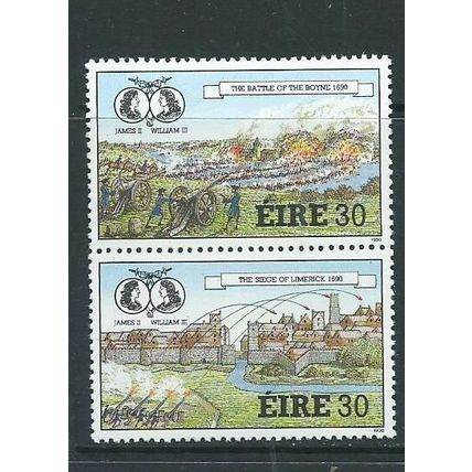 Ireland stamps sg772 sg 772 williamite wars mnh set
