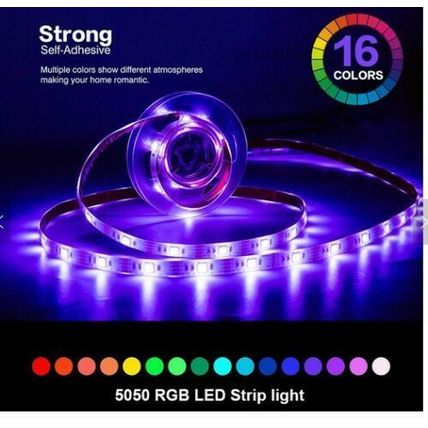 32.8 FT RGB 5050 LED Waterproof Color Changing Strip Lights Indoor Outdoor IP65