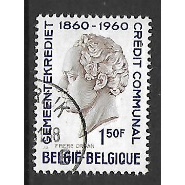 BELGIUM 1960 CENTENARY OF CREDIT COMMUNAL 1F.50 BROWN & VIOLET SG1757 FINE USED