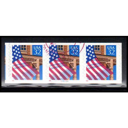 Used 2915A 32c U.S. Flag Over Porch Very Fine PNC 11111A/3 10x10 P/UL PA3582