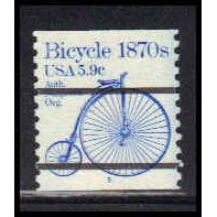 1901a 5.9c Bicycle Very Fine MNH Dry Gum CNS 3 PA5570