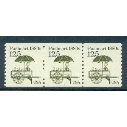2133 12.5c Pushcart Fine MNH Dry Gum PNC 1/3 W0394