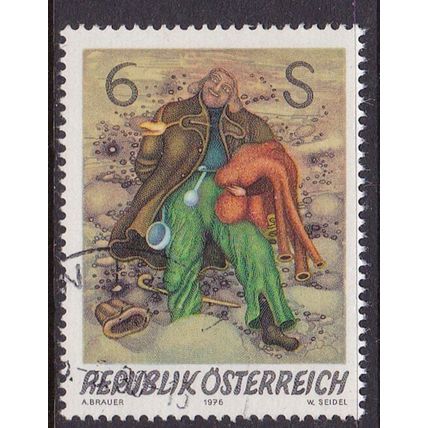 AUSTRIA 1976 MODERN ART USED SG1775