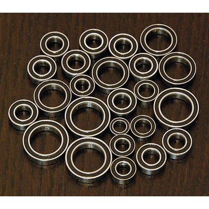 (24pcs) KYOSHO V-One-RRR / V-One-R4 Rubber Sealed Ball Bearing Set