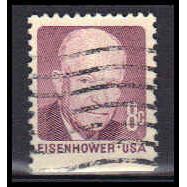 Used 1395 8c Dwight Eisenhower Fine Plus BPS KA6263