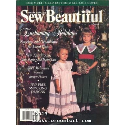 Sew Beautiful Vol 9 No 1 Holiday 1995
