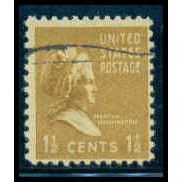 Used 805 1 1/2c Martha Washington Just Clears M08736