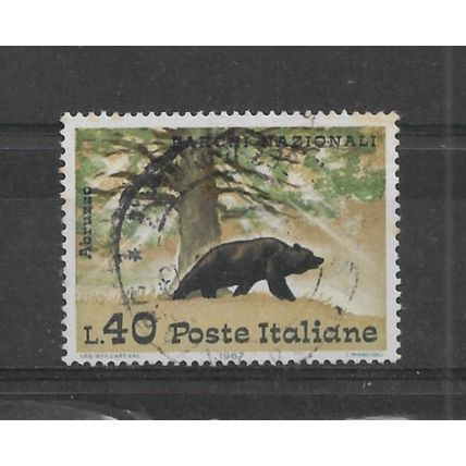 Italy.SG1178 40l Brown Bear (Abruzzo Park).Fine Used.Sept22