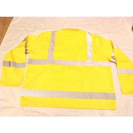 3XL Vizwear Yellow Poly Cotton Lightweight Reflective Jacket 3XL