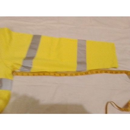 3XL Vizwear Yellow Poly Cotton Lightweight Reflective Jacket 3XL
