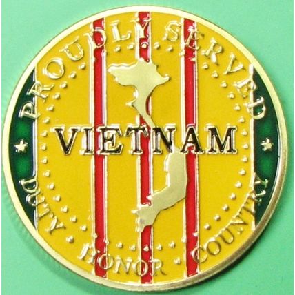 US Marine Corps, Vietnam. Challenge Coin. 1.50". 59b.