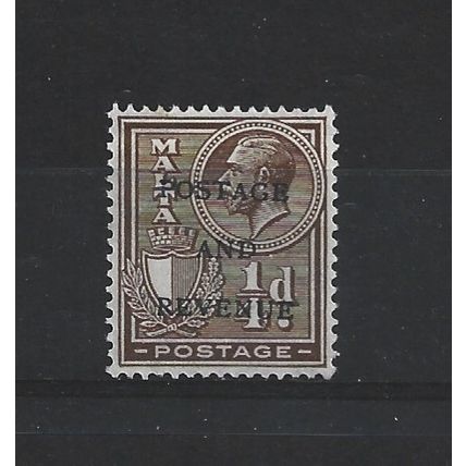 Malta.SG174 1/4d Brown.Mounted Mint.Apr25