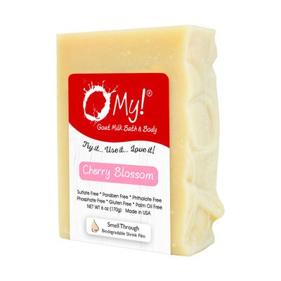 O My! Goat Milk Soap Bar - Made with Farm-Fresh Goat Milk - Moisturizes skin ...