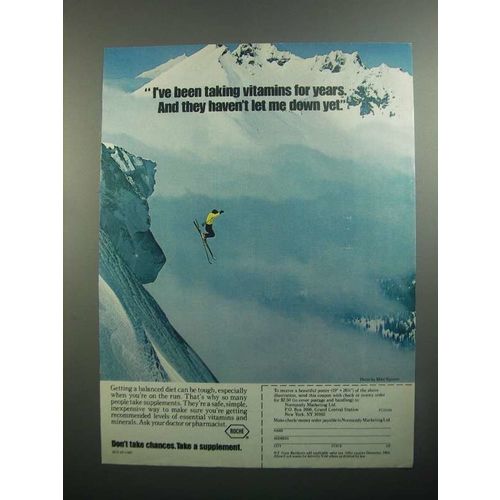 1984 Roche Vitamins Ad - They Haven't Let me Down Yet