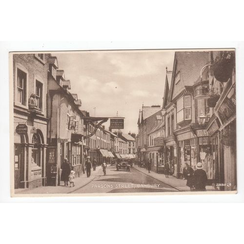 Parsons Street Banbury Postcard Oxfordshire 220315