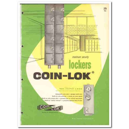 AMERICAN LOCKER COMPANY 1964 Coin-Lok Selectomatic 31 vintage catalog