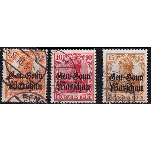 GERMANY REICH Besetzung [Polen] MiNr 0006 ex ( O/used ) [01]